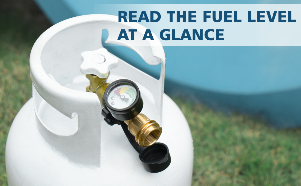 GASPRO Universal Propane Tank Gauge, Fits for 5100lb