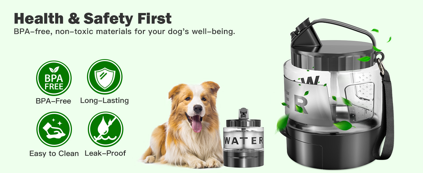 camping beach essentials no spill water bowl for dogs walking car accessories spill proof road trip