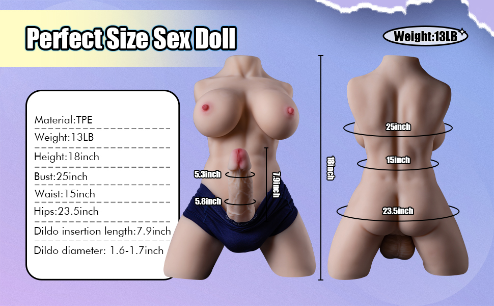 full size shemale sex doll trans sex doll life size shemale torso sex doll with dildo