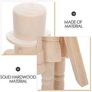 wooden nutcracker unfinished