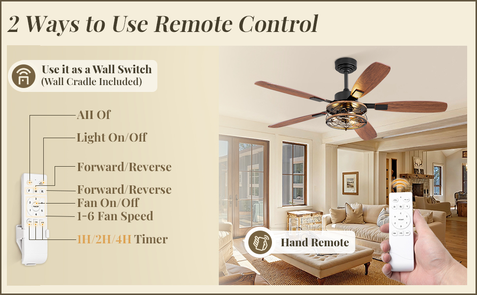 52 inch ceiling fan with light