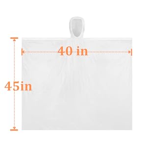 disposable rain ponchos adults