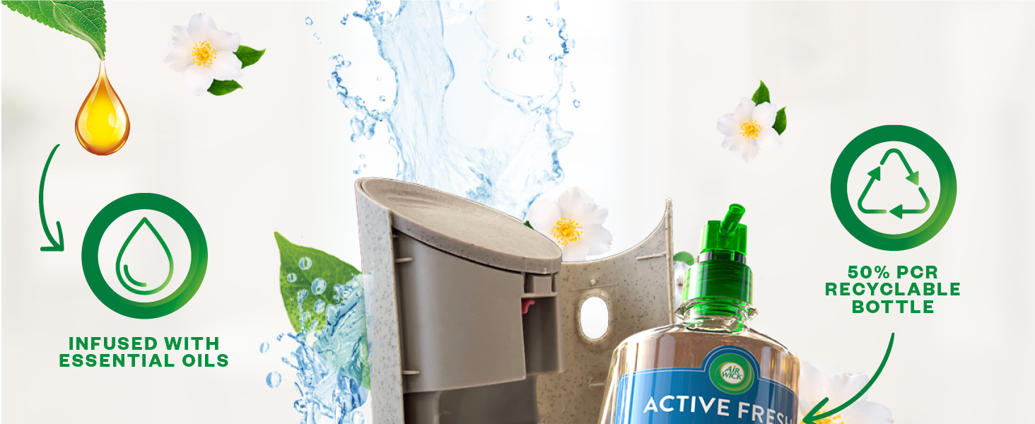 Air Wick AerosolFree Automatic Air Freshener Spray Refill Bundle