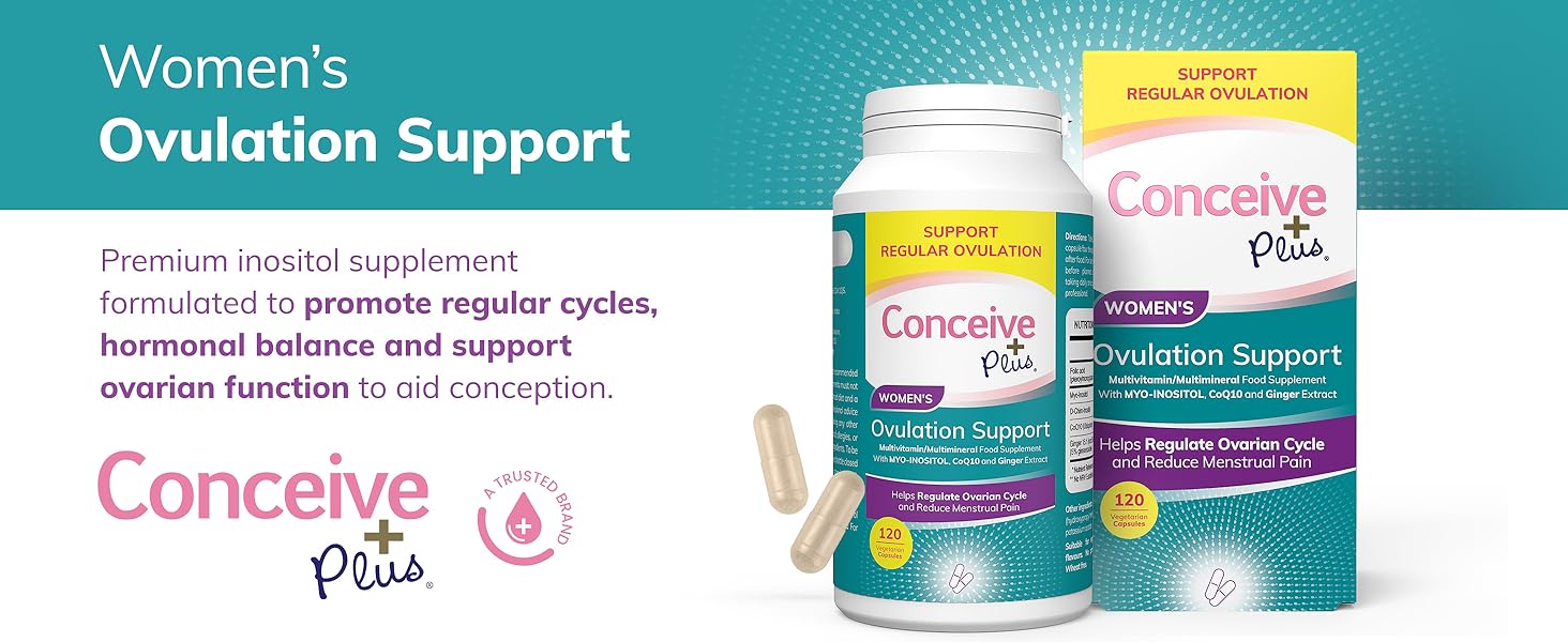 Women's Ovulation Support, prenatal vitamins, regulates cycles