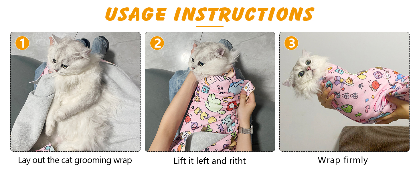 Cat Grooming Wrap Self-Adhesive