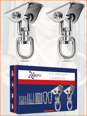 a pair of steel pulleys with a box of clips