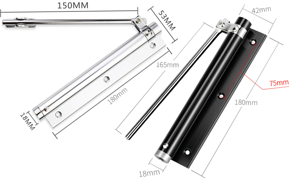 Wanlian Commercial Door Closer,Safety Spring Door Closers, Adjustable