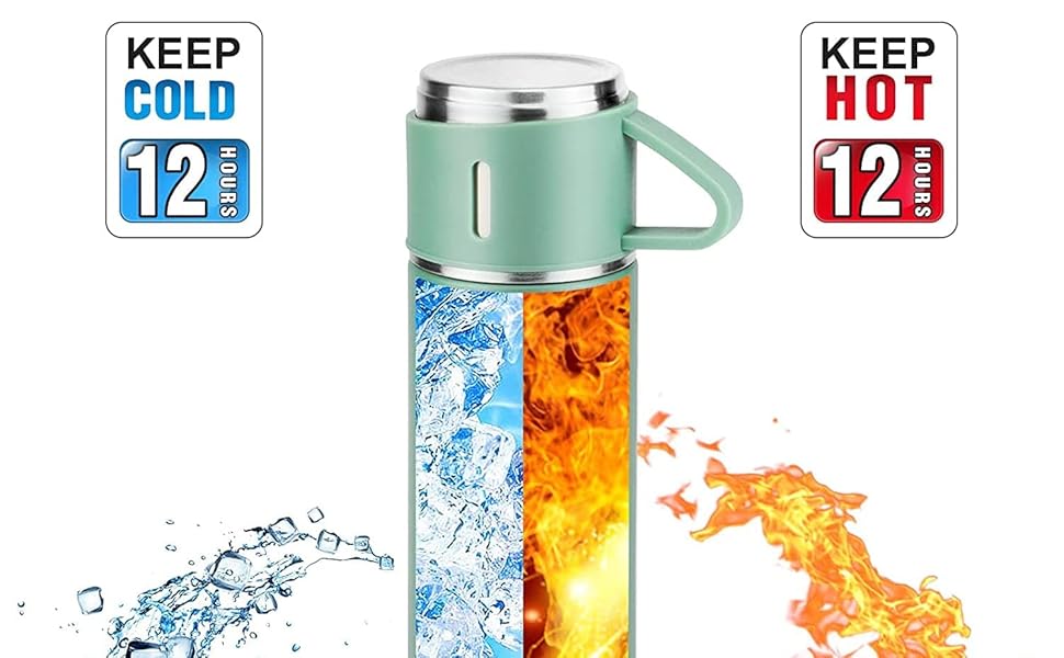 CristaVista Stainless Steel Thermo 680ml/16.9oz Vacuum Insulated Bottle