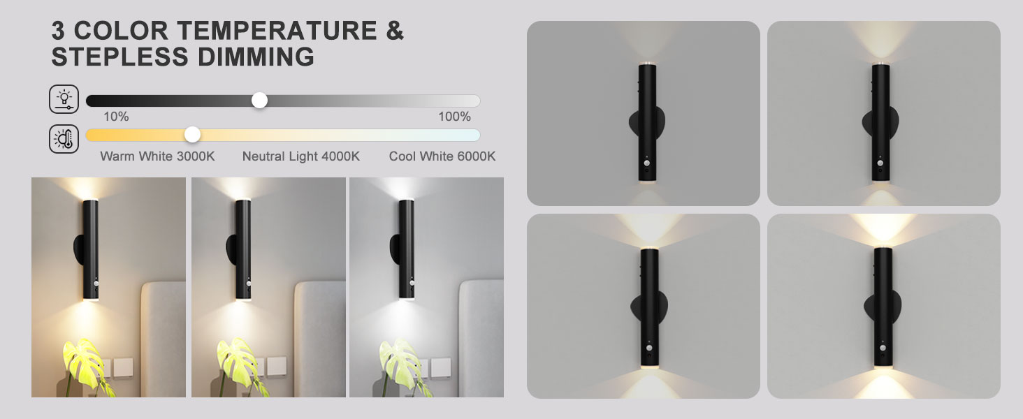 wall lights rechargeable