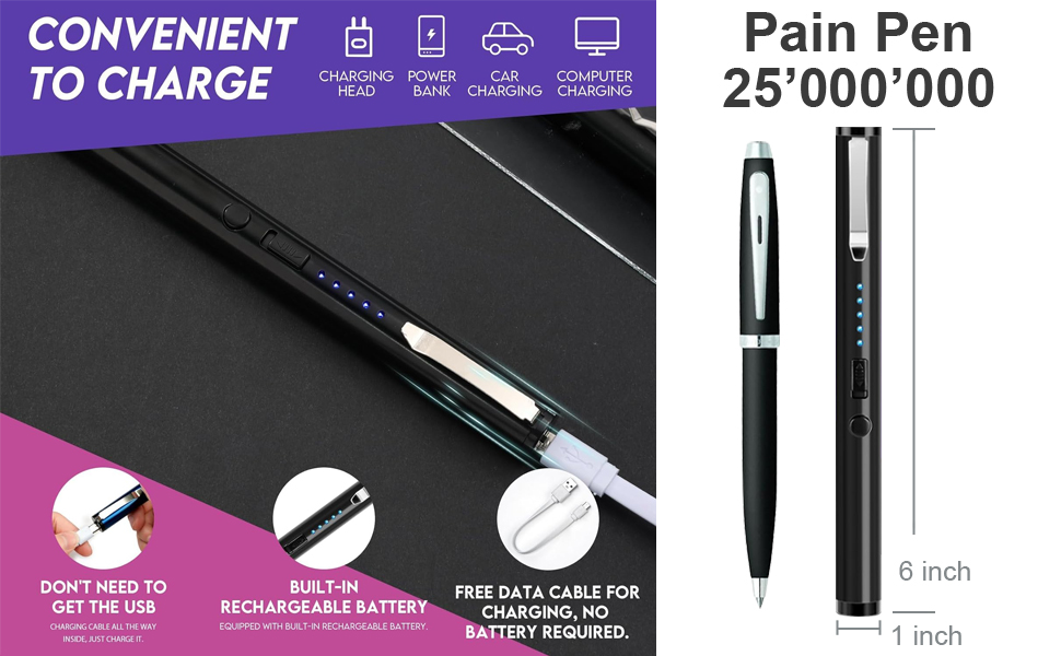pen stun with size 6x1 inch