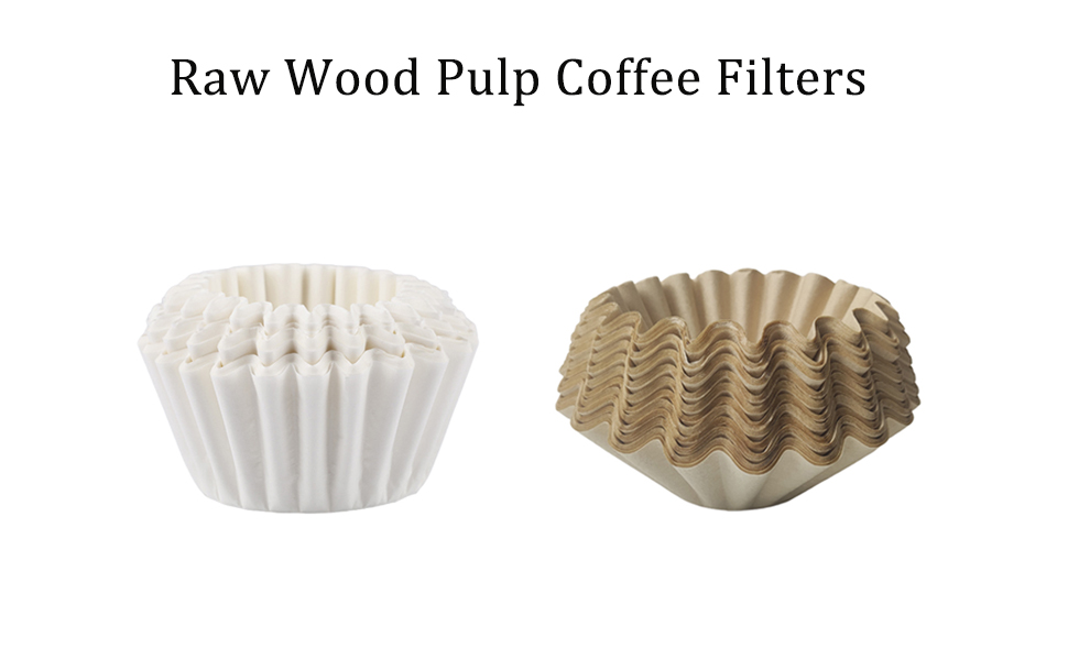 Coffee Filter Papers, 100 Pieces Cup Basket Coffee Filter Papers