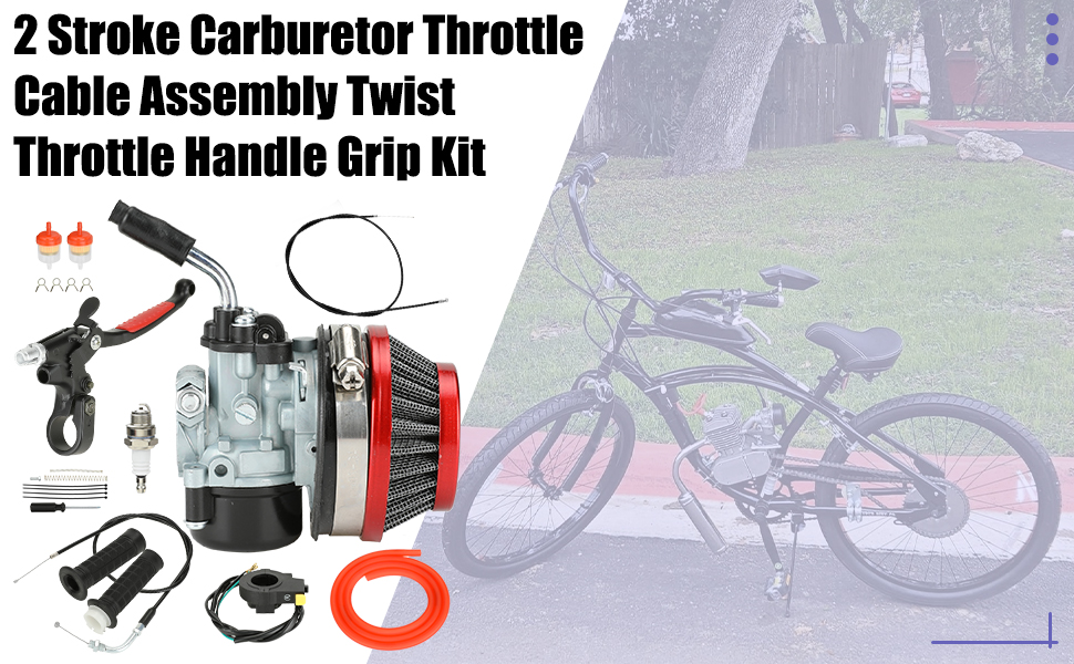 CILOYU 2 Stroke Carburetor Throttle Cable Assembly Clutch