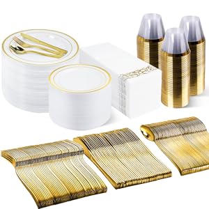 Gold Dinnerware Set