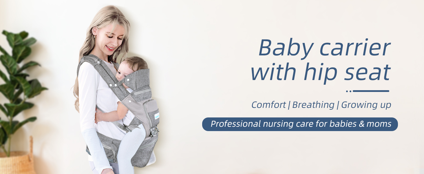 baby carrier with hip seat