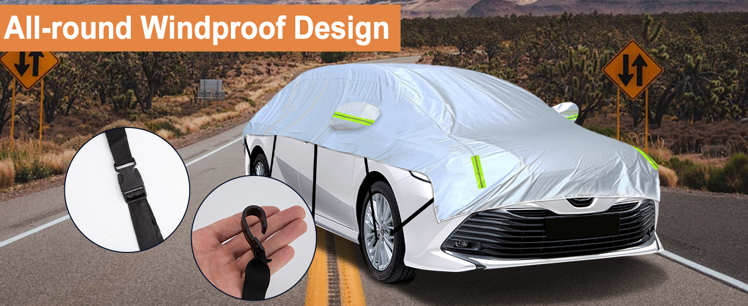 Half car cover suv sedan