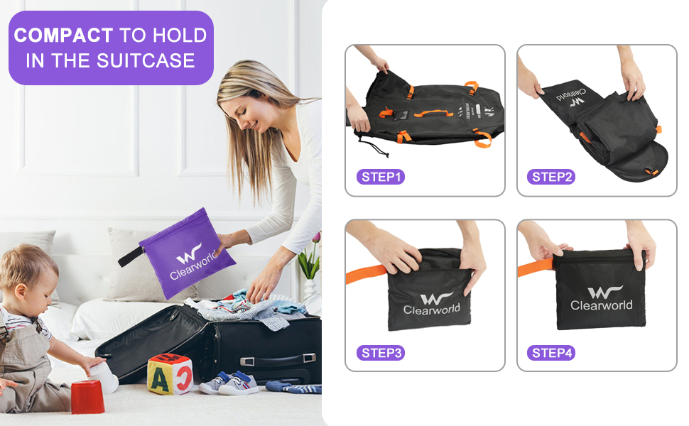 Clearworld Car Seat Travel Bag for Air Travel, Durable Gate