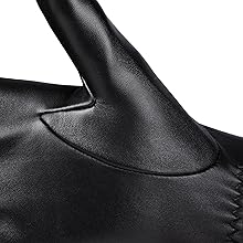 Genuine leather gloves