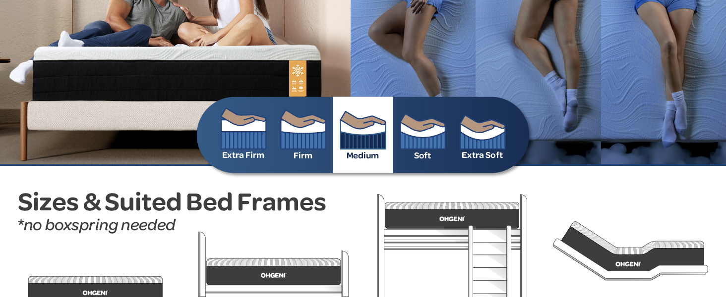 orthopedic in a bag thin trundle adjustable certipur us black guest narrow small long