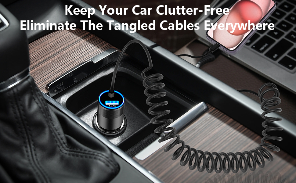 iPhone Car Charger Fast Charging