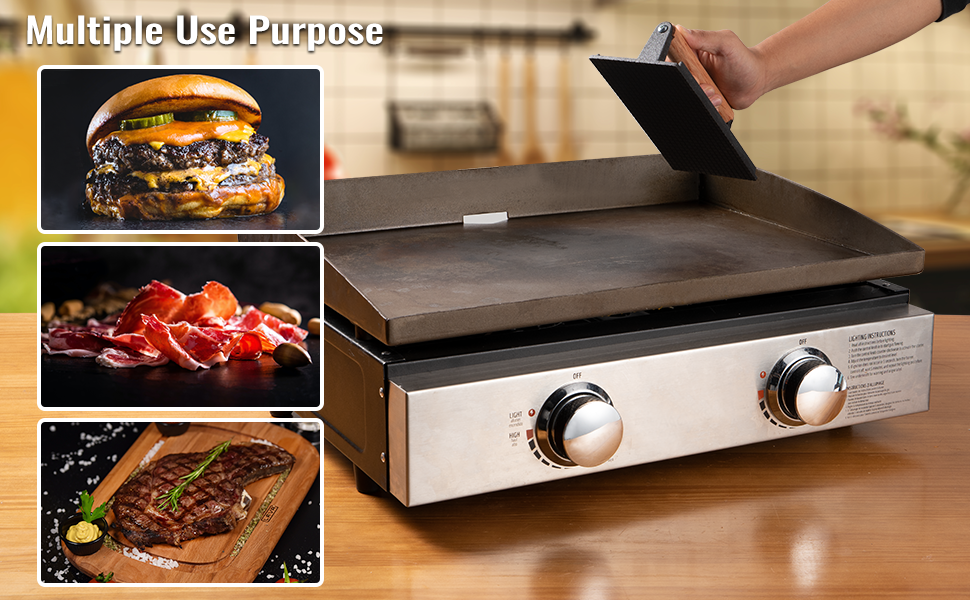 SHINESTAR 6Piece Griddle Breakfast Kit for Blackstone Complete Set