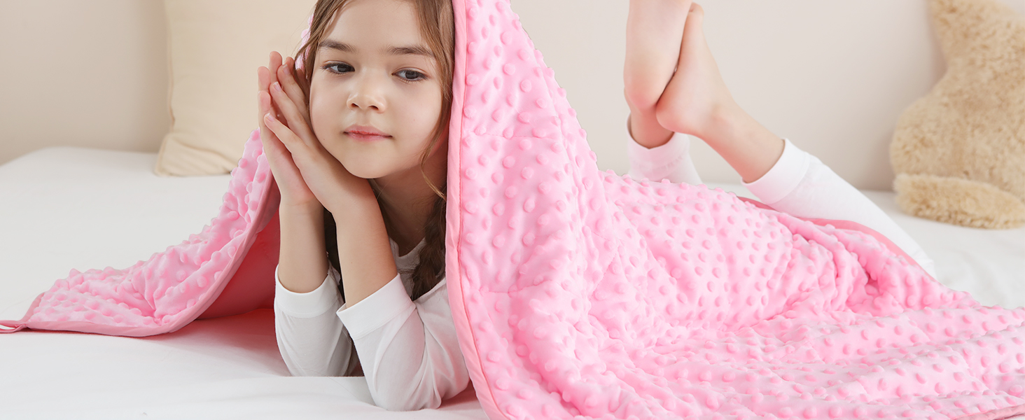 Sivio Kids Weighted Blanket 5 Pounds, Children Heavy