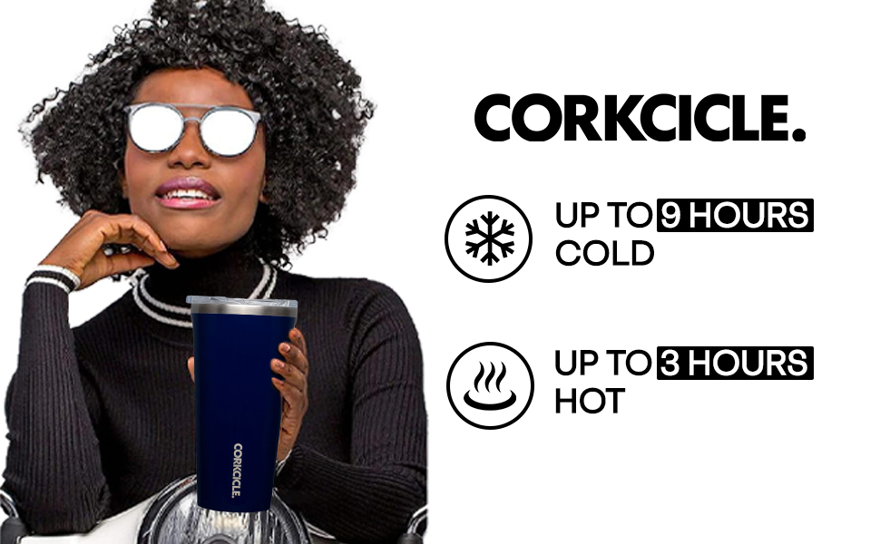 Corkcicle Tumbler Triple Insulated Stainless Steel Travel Mug with