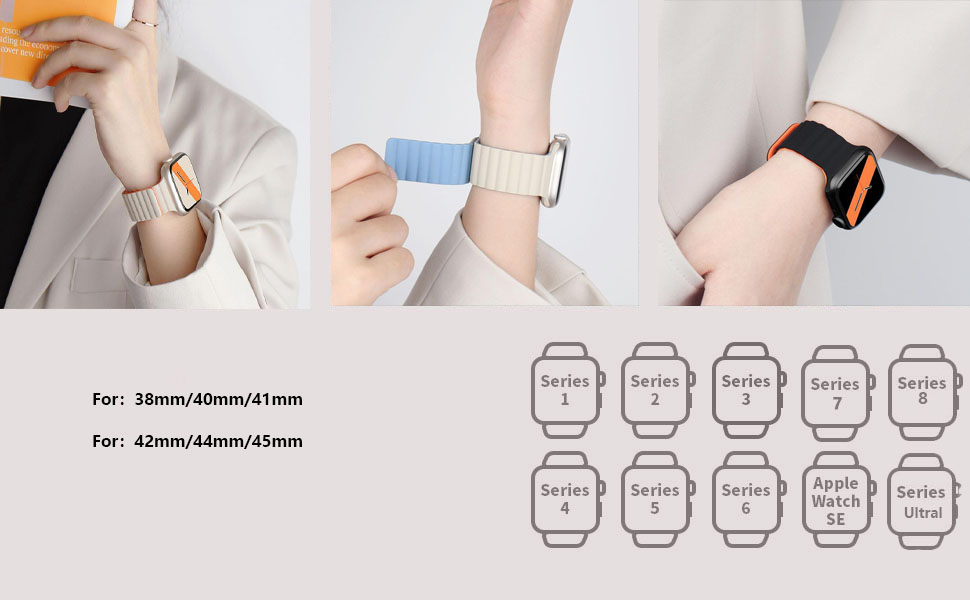 Compatible with Apple Watch Series 8 7 6 5 4 3 2 1