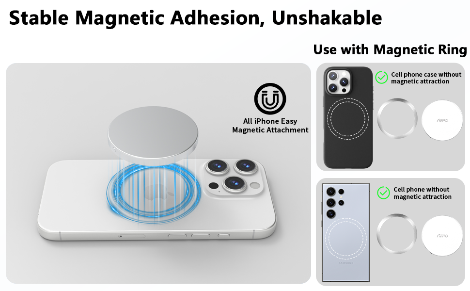 Stable Magnetic Adhesion, Unshakable