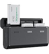 TELESIN 2 Pack NP-BX1 Battery and 3-Channel Battery Charger for Sony NP-BX1/M8, ZV-1, ZV-1 II, Cy...