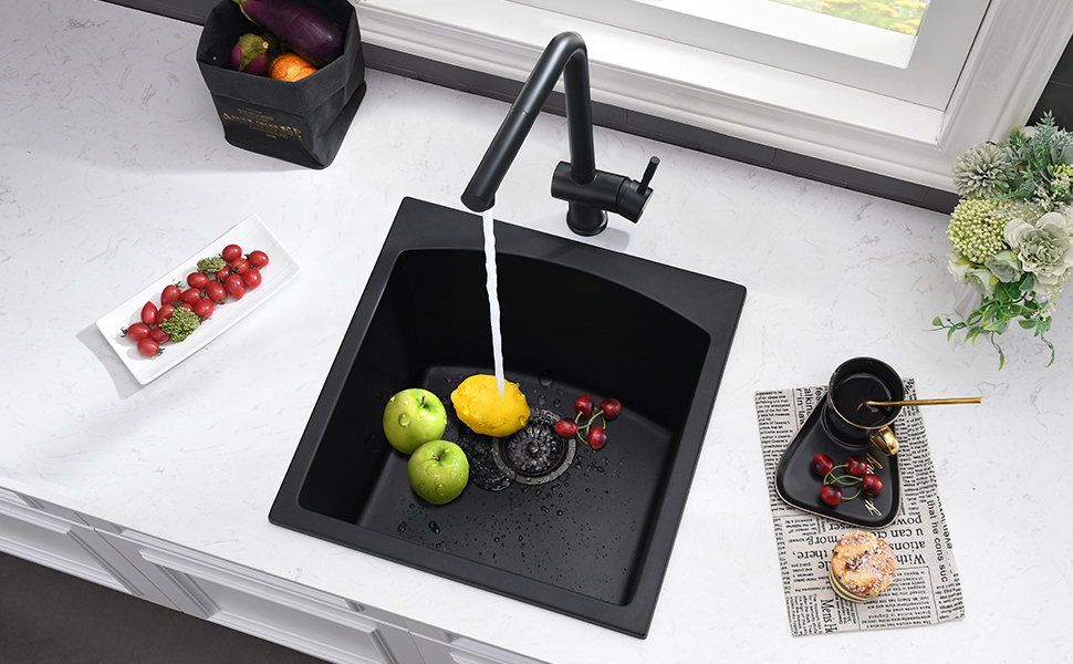 18 Inch Drop In Bar Sink VASOYO 18x18 Inch Drop in Topmount Kitchen