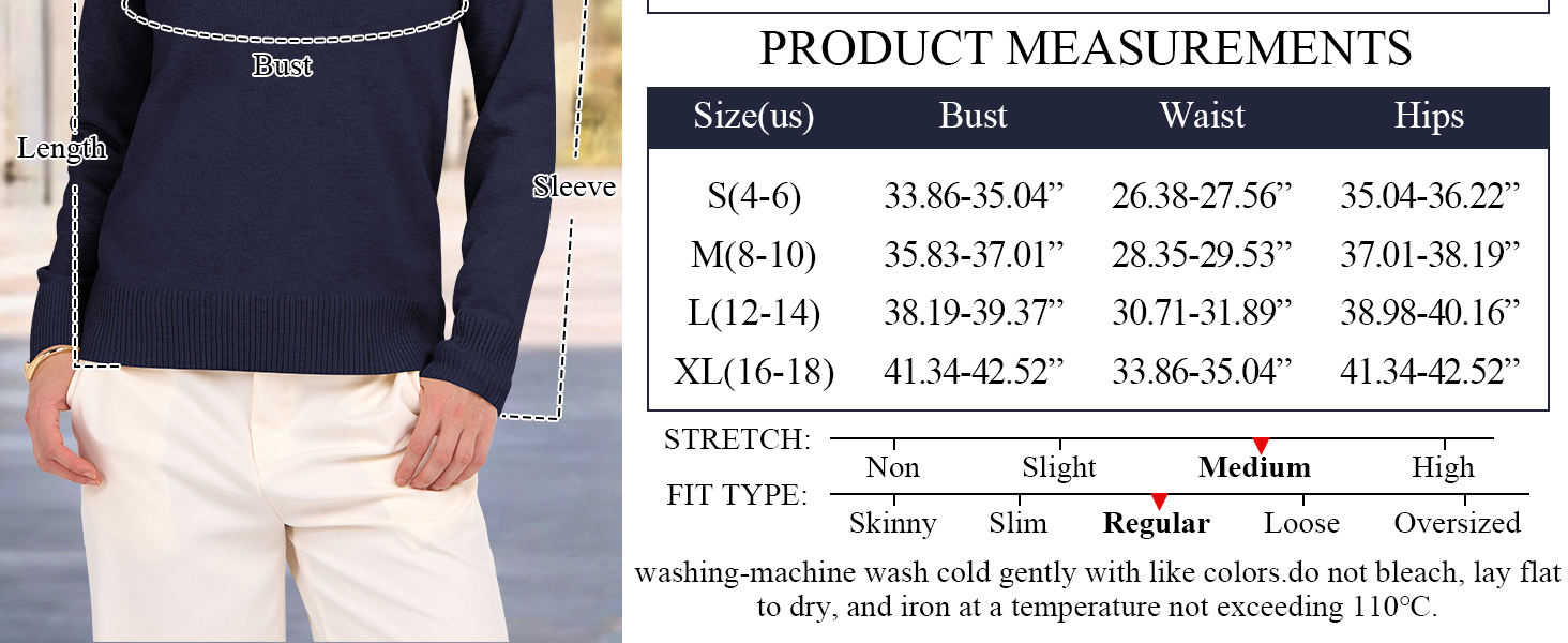 Womens Polo V Neck Long Sleeve Sweaters