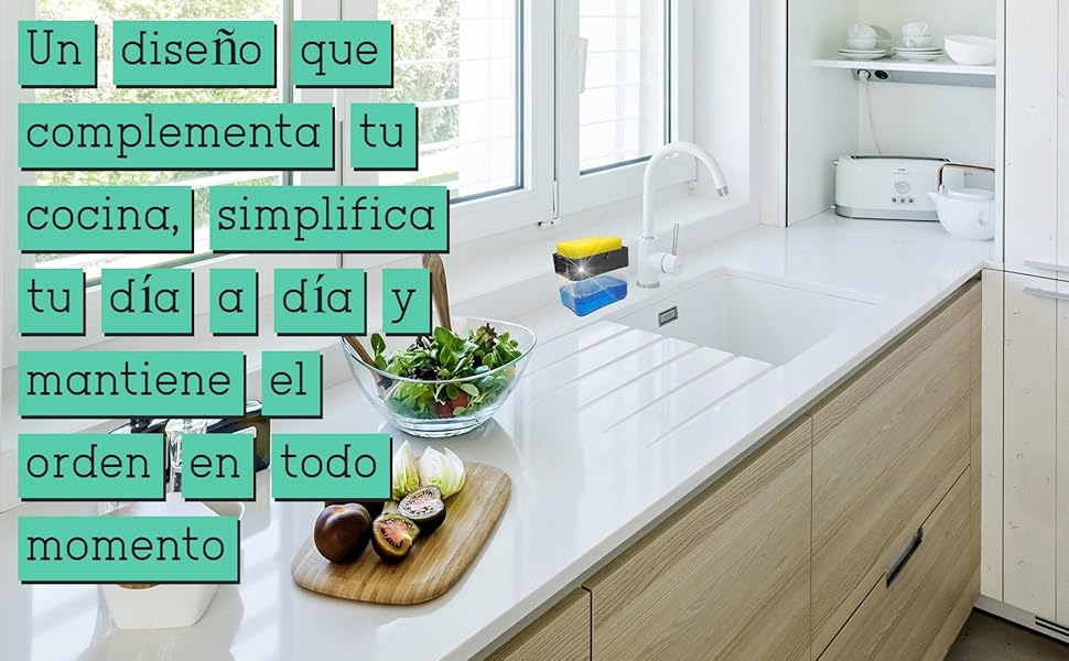 Un diseño que complementa tu cocina, simplifica tu día a día y mantiene el orden en todo momento