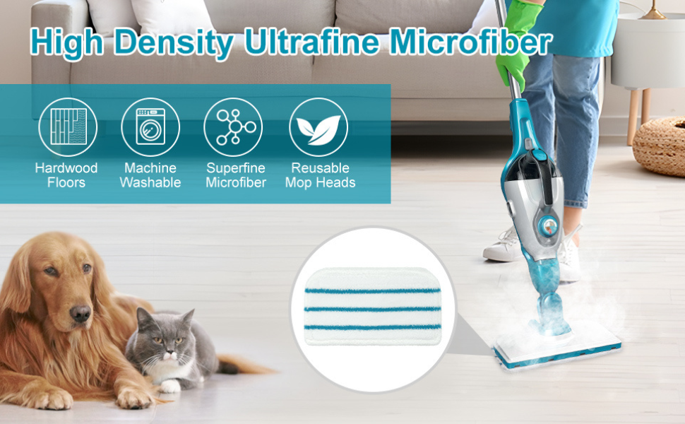 Utiz 4 Pack Microfibre Cleaner Pads FSM Type Washable For Black