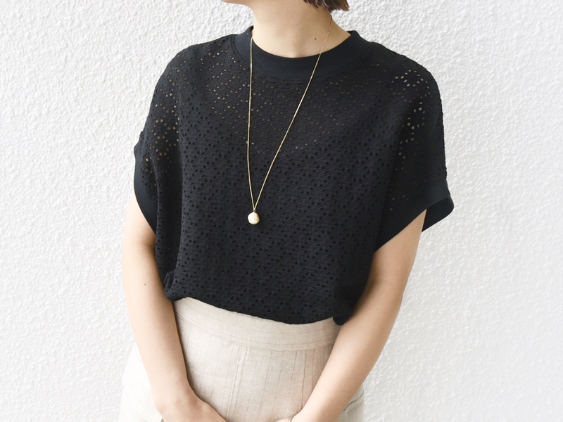 本日限定価格＊アーツ&サイエンス　クルーネックプルオーバー ＊size2＊手洗可 NEWYORKER ニット セーター 「手洗い可能」ポリエステルウール
