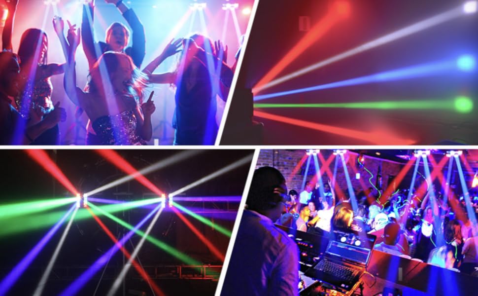 Amazon.co.jp: PETOOP ムービングライト 音声連動 舞台照明