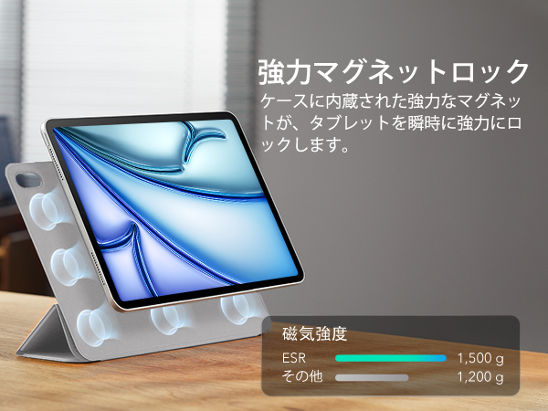 ★更にお値下げ‼️　Apple iPad 黒 本体と箱、マグネット式カバー付き 楽天市場】ESR iPad Air 13インチ ケース（2024）専用 Pencil