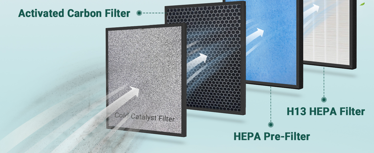 HSP001 Replacement Filter, Compatible with HATHASPACE Air