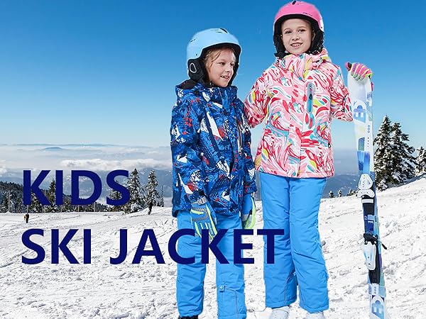 Amazon.com: AIMISYOU Boys Winter Ski Jacket & Pants 2-Piece