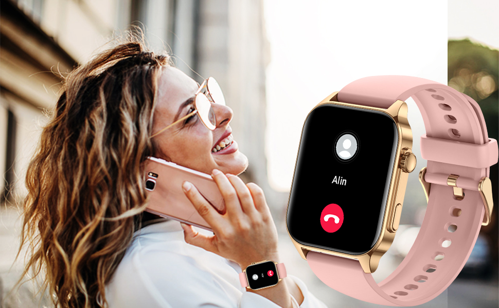 Smart Watches for Women Men Answer Make Calls Compatible with iPhone Android Phones Fitness