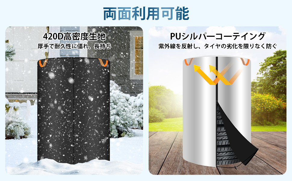 タイヤカバー 屋外