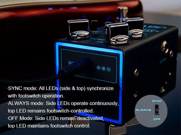 Amazon.com: JOYO Reverb Pedal 9 Digital Reverb Types with