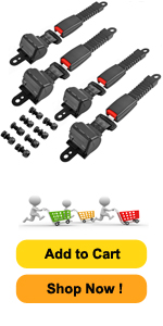 Golf Cart Seat Belt Bracket Kit