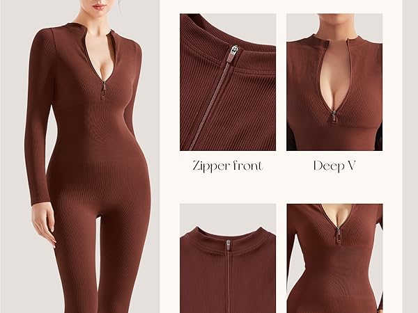 ᕱ⑅ᕱ Amazon.com: SUUKSESS Women Long Sleeve Ribbed Seamless