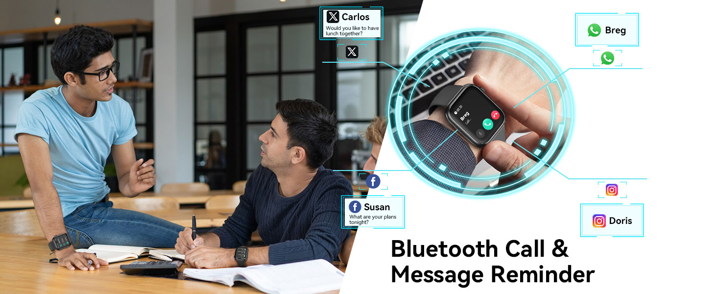 안드로이드 스마트워치 & iPhone 호환 스마트 시계