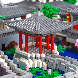 Amazon | LULUFUN マイクロブロック 蘇州古典園林 おもちゃ 立体