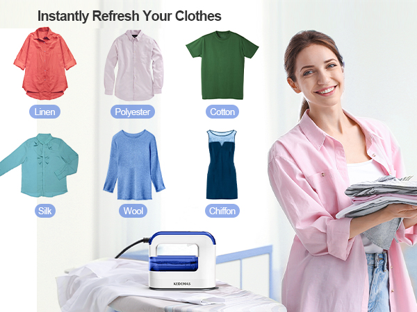 KEDEMAS steamer iron for clothes fast heat up