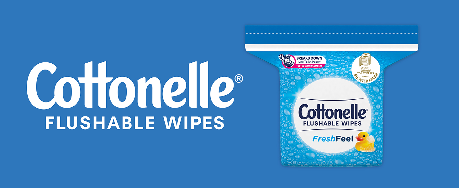 Cottonelle FreshFeel Flushable Wet Wipes