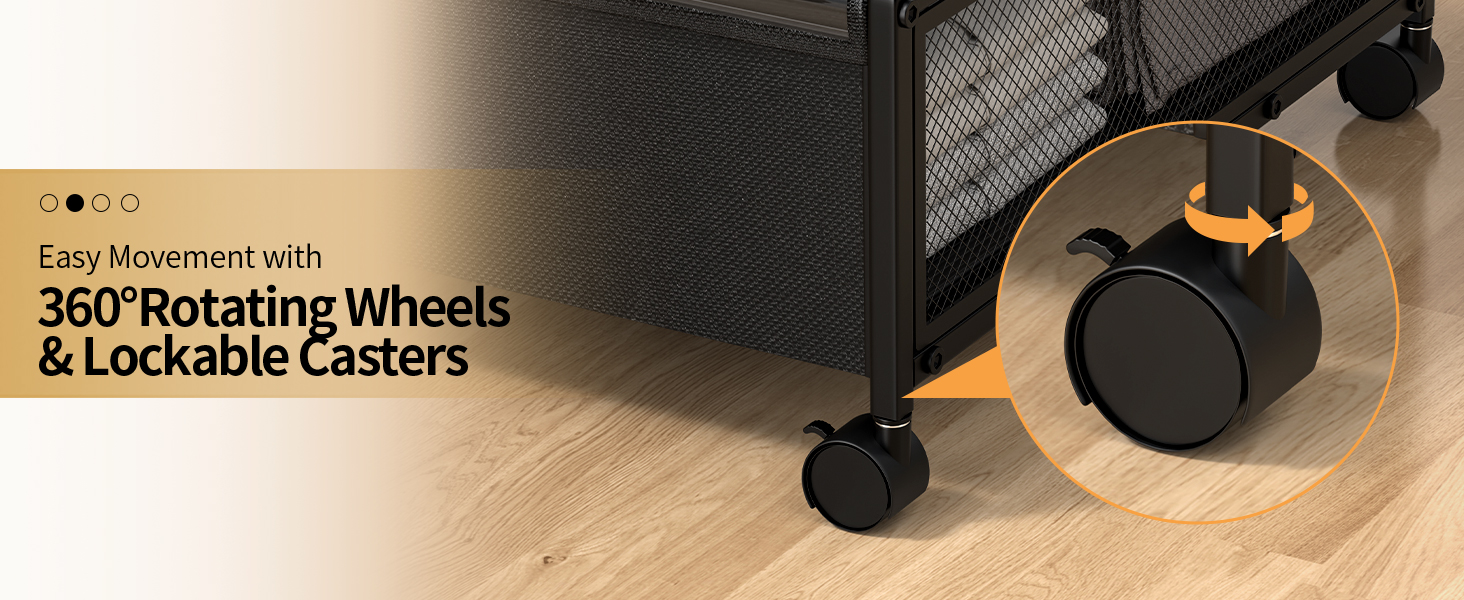 under bed storage with wheels