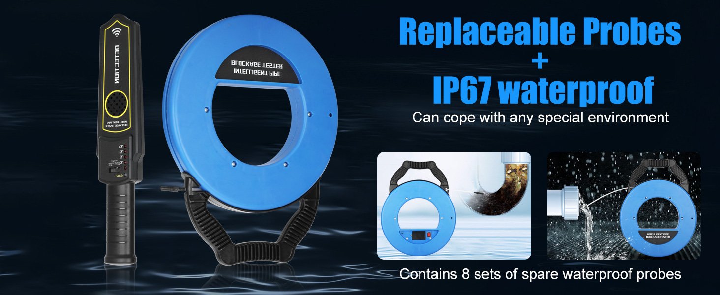 Amazon.com : Pipe Locator Underground Pipe Blockage Detector Locators ...