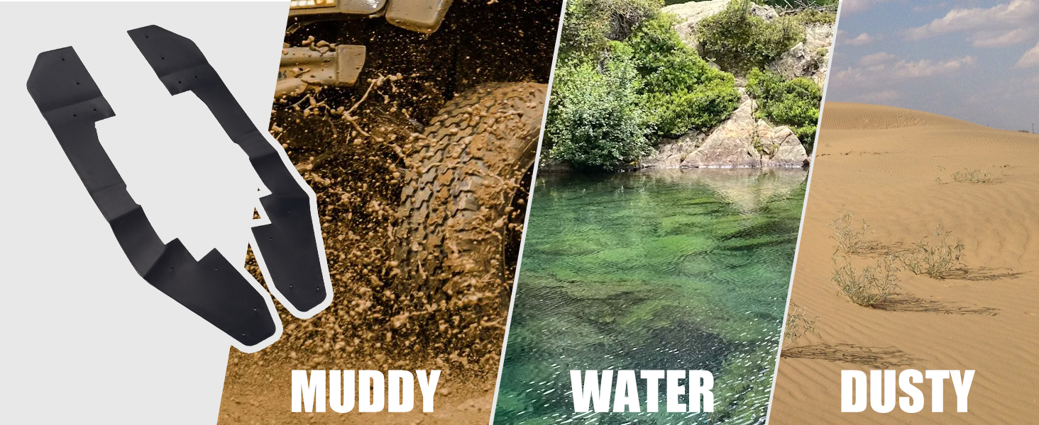 Wider Mud Flaps Kit for Honda Pioneer 1000-5